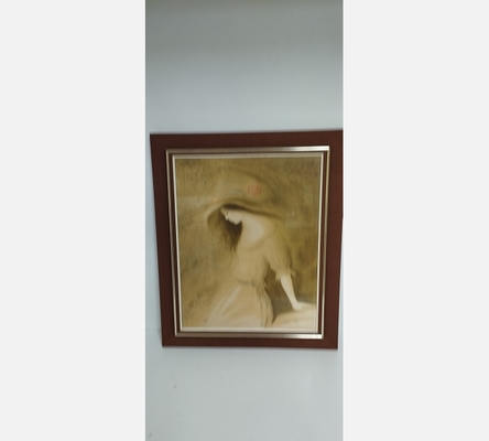 Tableau femme floue