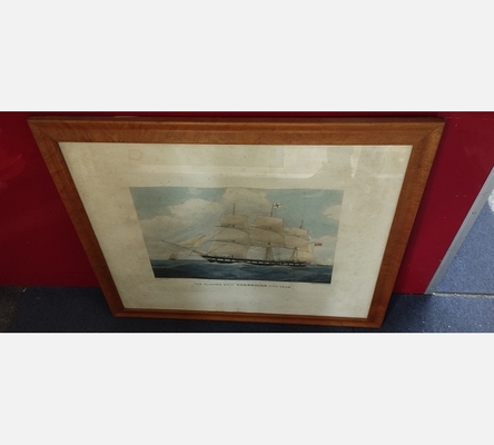 Tableau gravure Clipper