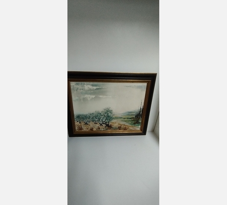 Tableau peinture champs