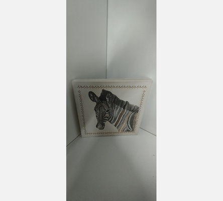 Tableau toile zébre.