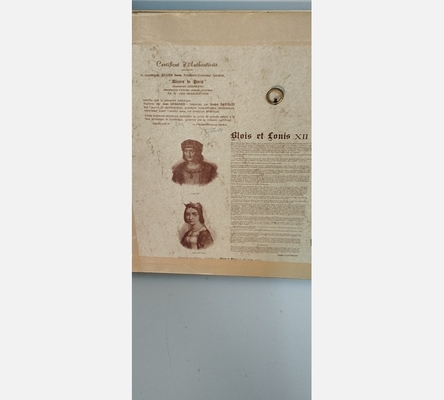 Tableaux en porcelaine de Limoges peinte répresentant le château de Blois