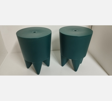 Tabouret pouf vert BUBU Starck. Made in France.