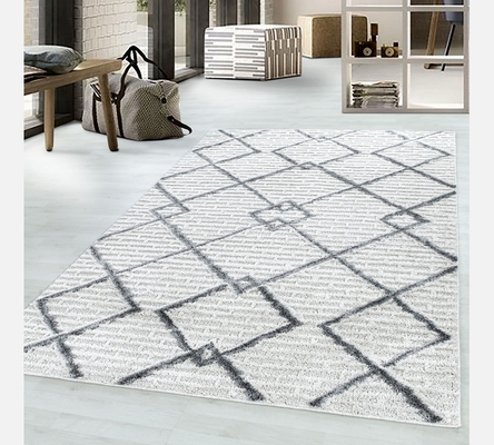 Tapis Pisa crème et gris 160/230 cm. (4701)