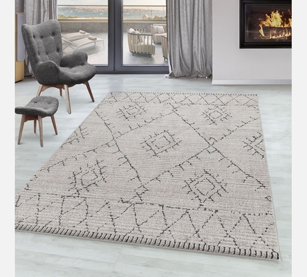 Tapis Taznaxt beige et noir 120/170 cm. (5101)