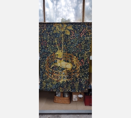 Tapisserie La Licorne en captivité.