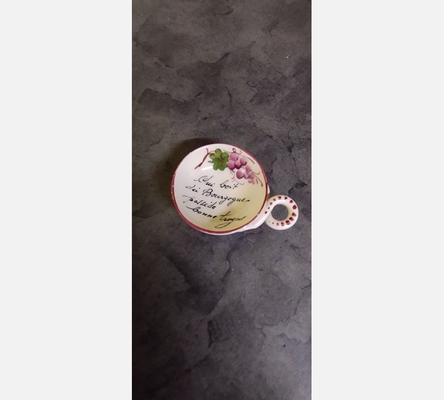 Tastevin Porcelaine de Dégustation