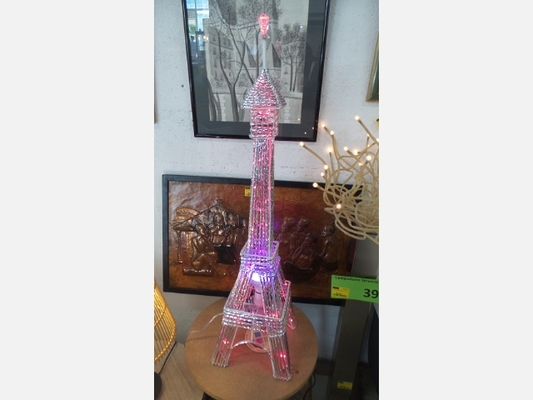 Tour Eiffel à LED et ampoule musicale Bluetooth. PM