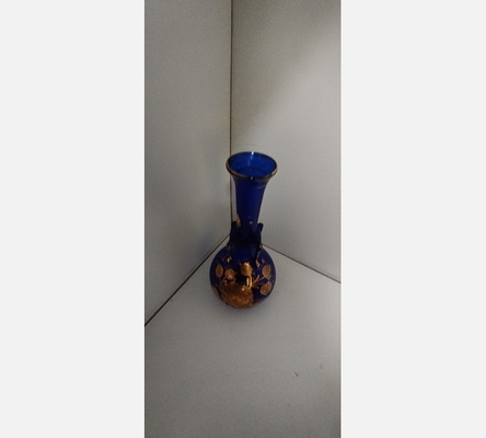 Vase bleu/doré