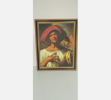 Véritable copie peinture de chez Repro-tableaux Chanteur passionné de Giorgione