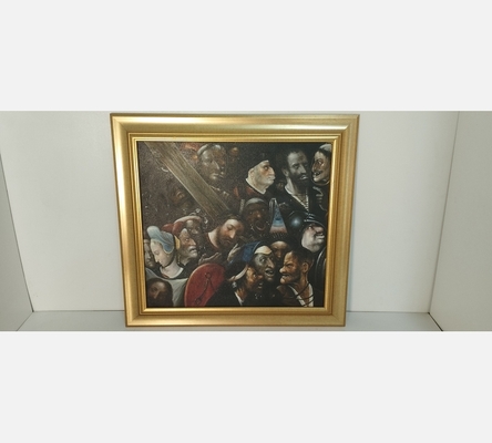 Véritable copie peinture de chez Repro-tableaux Crucifixion par Jérôme Bosch