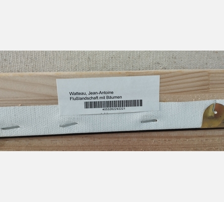 Véritable copie peinture de chez Repro-tableaux Paysage fluvial par Watteau