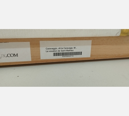 Véritable copie peinture de chez Repro-tableaux Vocation St Mathieu par Caravage