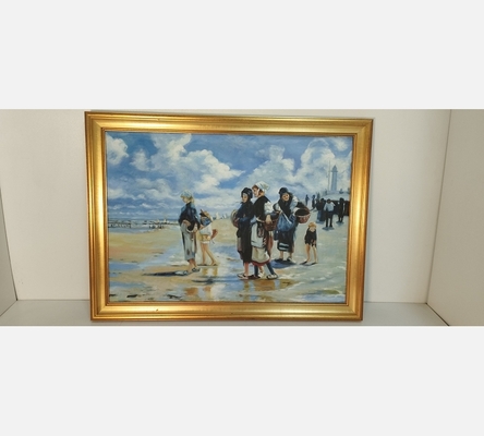 Véritable copie peinture En route pour la pêche par John Singer Sargent.