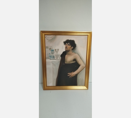 Véritable copie peinture Jeune homme en rêverie par John Singer Sargent.